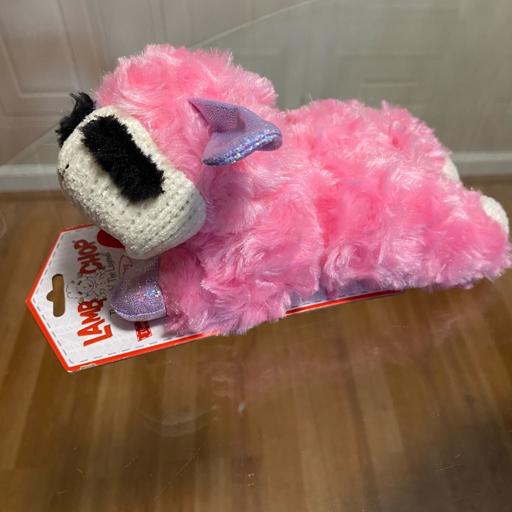 - Brand New - LambChop With Squeaker 8” With Squeaker - Picture 6 of 6